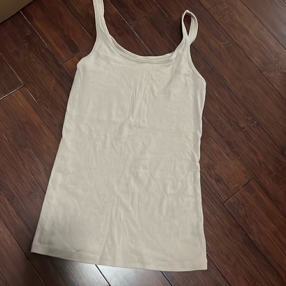 Tan Tank Top - Cotton T - Excellent Condition - Size Small Cami